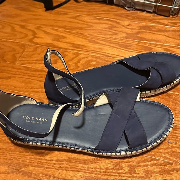Cole Haan Grandseries Sandals - Navy - Size 11 - Picture 3 of 3